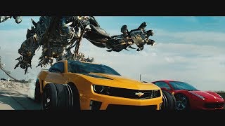 Transformers Dark of the Moon 2011  Freeway Chase  Only Action 4K [upl. by Diraj]