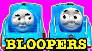 Thomas Railway Race Set Bloopers TOMY Streamliner Vs TrackMaster Streamliner [upl. by Enia16]