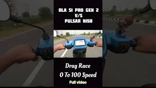 Ola VS Pulsar N150 Drag Race 😡😡 youtubeshorts [upl. by Nnaxor]