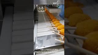 continuous meat skewer machine machinerytechnology meatprocessingmachine foodprocessingequipment [upl. by Ydneh202]