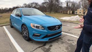 2018 Volvo V60 Polestar Exterior Interior and Powertrain w BONUS engine sound [upl. by Rovaert]