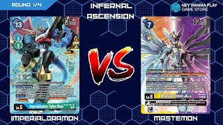 Is masty still nasty  Imperialdramon vs Mastemon  Digimon TCG  EX6 Locals [upl. by Marya5]