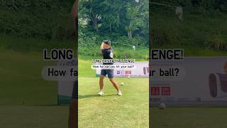 Long Drive Challenge 🏌️‍♂️⛳️ [upl. by Nahgem]