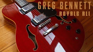 Greg bennett ROYALE RL1  vst Слоураннер VTarAmps  boss gt 100 [upl. by Nnylarak5]