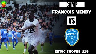 Francois Mendy Nancy vs Troyes U19  Binational Scouting [upl. by Hardwick41]