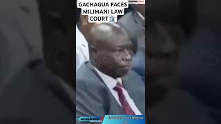 ⚡Gachagua Arrives at Milimani Impeachment Unfolds kenyapolitics gachagua milimani court [upl. by Shaia115]