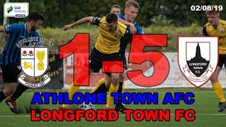 Athlone Town AFC v Longford Town FC Highlights 020819  SSE Airtricity League [upl. by Ahsyad158]