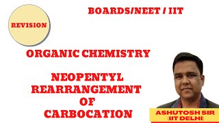 Neopentyl Rearrangementvery important for JEE  NEET [upl. by Enyaw]