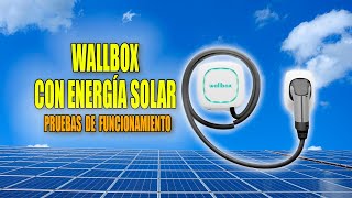 Wallbox Pulsar Plus  Pruebas en instalación fotovoltaica  Gestión excedente paneles solares [upl. by Kostival]