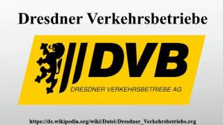 Dresdner Verkehrsbetriebe [upl. by Ahsercel]