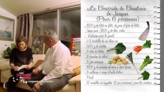 Recette  la bourride de baudroie  Les carnets de Julie [upl. by Lyrac]