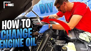 How to change the engine oil in a 20182021 f150 with a 33L V6 [upl. by Ettezyl]