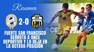 Resumen Fuerte San Francisco 20 Once Deportivo  Jornada 22  Clausura 2024 [upl. by Nnairet]