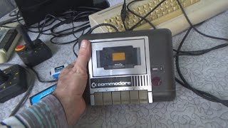 Commodore Datasette 1531 with Adapter Magnetic Tape Data Storage Review [upl. by Trevethick]