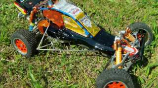 Original HPI Baja 5T full aluminum modified to 5B [upl. by Humfrid164]