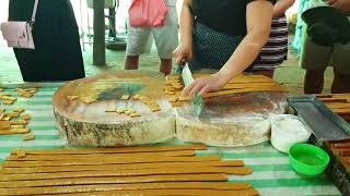 Traditional Coconut Candy • A Taste of Vietnam’s Mekong Delta 🥥🍬 [upl. by Llennahc]