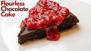 Gluten Free Flourless Chocolate Cake Recipe [upl. by Phaedra]