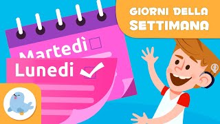 Giorni della settimana per bambini  Quali sono i giorni della settimana  Vocabolario in italiano [upl. by Alonso]