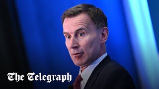 In full Jeremy Hunt in conversation at the Tory Party conference [upl. by Ahsiuqram428]