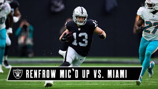 Hunter Renfrow Micd Up vs Dolphins They Cant Stop Us  Week 3  Las Vegas Raiders  NFL [upl. by Okoy659]