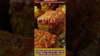 🥙 Croquettes Pois Chiches Épicées Vegan Snack sauce Yaourt glutenfree [upl. by Mada]