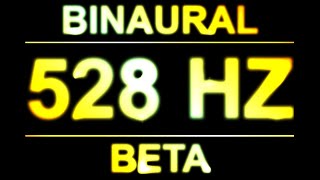 PURE 528HZ BINAURAL BEATS 🔊  8D  BETA [upl. by Drusi]