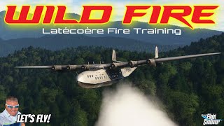 Massive Latécoère 631 Firefighting Tanker Training In Vancouver Microsoft Flight Simulator Xbox [upl. by Llerrej]