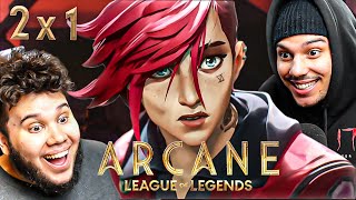 Arcane Season 2 Episode 1 REACTION  Officer Vi Has ARRIVED [upl. by Gide]