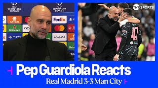 quotWE HAVE TO WIN THE GAMEquot 😣  Pep Guardiola  Real Madrid 33 Man City  UEFA Champions League [upl. by Ahsened]