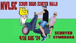 NVLSC Scrum Down Scooter Rally 2024  Scooter Gymkhana [upl. by Ahsatal]