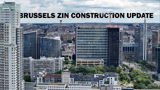 Brussels  ZIN  august 2023 construction update  4K drone [upl. by Kanya]