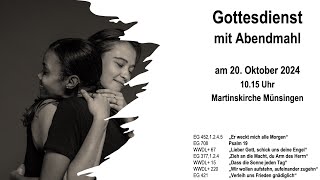 Gottesdienst in der Martinskirche in Münsingen [upl. by Imogen807]