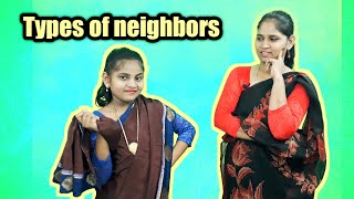 Types of neighbors  comedy video  Monika Prabhu [upl. by Liamaj470]