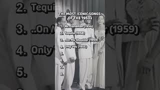 Most Iconic Songs of the 50s music 50s oldies [upl. by Anehsuc]