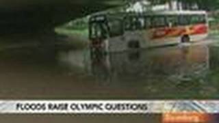 Rio Flooding Raises Questions on Readiness for Olympics Video [upl. by Laban92]