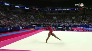 Simone Biles Floor Exercise 2016 US Olympic Trials Day 2 [upl. by Iliam]