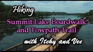 Hiking the Summit Lake Boardwalk and Towpath in Akron Ohio [upl. by Zindman710]