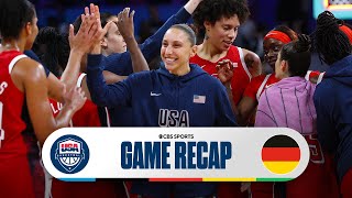 Team USA Womens Basketball DEFEATS Germany in 2024 Olympics Win Group C I CBS Sports [upl. by Ng5]