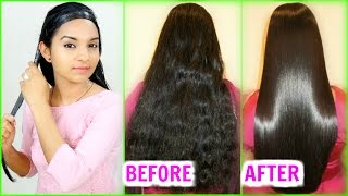 Straighten Hair Naturally At Home  Magical Hair Mask  INSTANT RESULTS  Anaysa [upl. by Nelad]