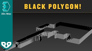 Solved 3Ds MAX Black Polygon fix [upl. by Snej537]