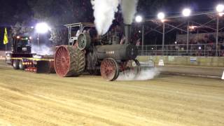 110HP Case Steam Tractor Pull Pinckneyville Illinois August 15 2014 [upl. by Einyaj341]