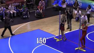 Rekord życiowy Piotra Żyły  165 cm Pojedynek skoczkowie vs siatkarze Mecz Gwiazd 2014 [upl. by Aiderfla]