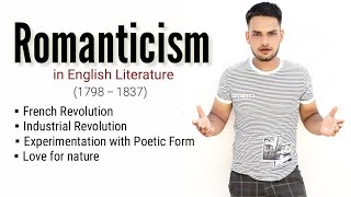 Romanticism age in english literature  Romanticism  Romantic period in Hindi [upl. by Adrianna]