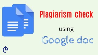 Plagiarism check using google doc  Google doc tutorial [upl. by Rozamond]