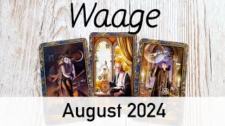 ♎WAAGE  August 2024 • Eine Zeit des Erwachens Wiedergeburt amp Regeneration🌟Tarot [upl. by Laurena]