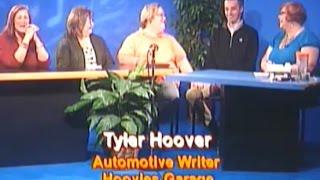 I Sit Between Two Ferns to Promote Hoovies Garage on Local TV [upl. by Amikat]