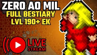 Tibia  Knight 190 bestiary e rush   Ek Do zero ao Mil [upl. by Adnamar310]