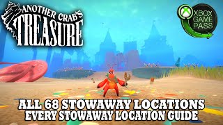 Another Crabs Treasure  All 68 Stowaway Locations  ALL Stowaways Guide [upl. by Alyos449]