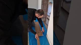 Durchgehende Verlegung von Vinylboden ohne Übergansgsschienen diy woodworking tips tricks [upl. by Fairweather]