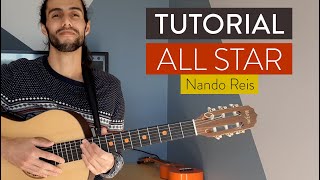 ALL STAR como tocar no violão Nando Reis [upl. by Htaras356]